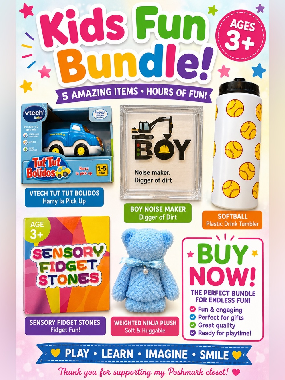 Kids toy bundle ages 3+